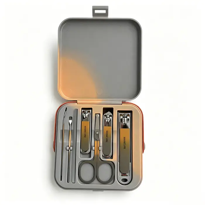Kit de manucure complet 7 pièces avec coupe-ongles