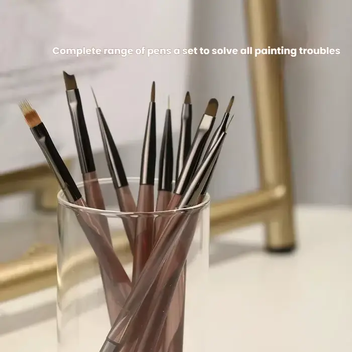 Ensemble de brosses à ongles de Style japonais