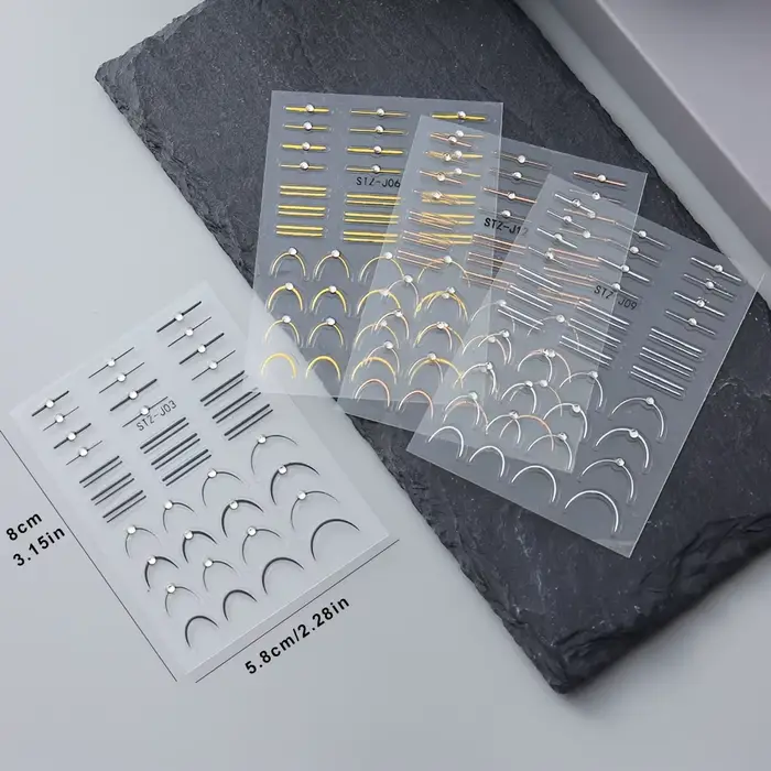 Autocollants pour ongles auto-adhésifs