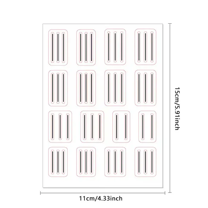 Autocollants de guidage de manucure française transparents, 1 feuille, adhésif fort, décalcomanies pour Nail Art, pochoir de manucure française, outils de coiffure 3D, DIY bricolage
