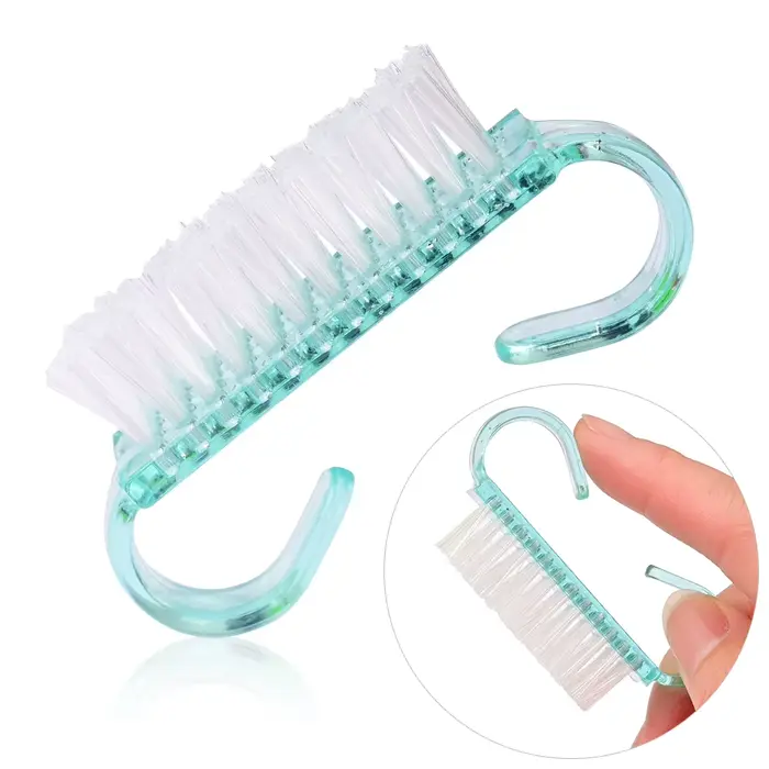 5/10 pièces nettoyeur dur corne brosses à ongles 5 couleurs Nail Art manucure pédicure enlever la po