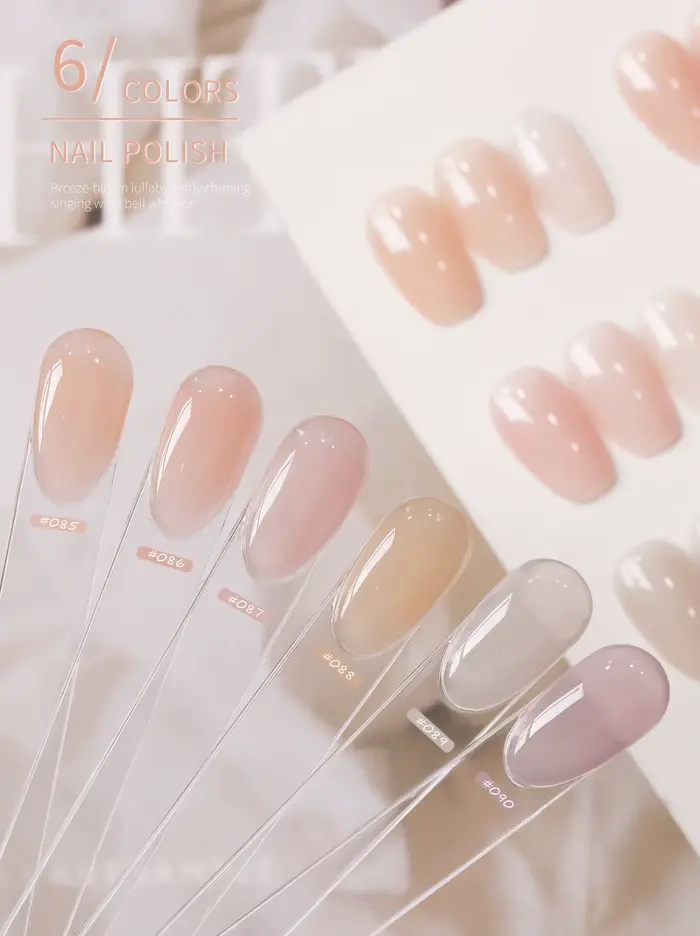 Vernis à ongles gel laiteux XEIJAYI Ice Jelly