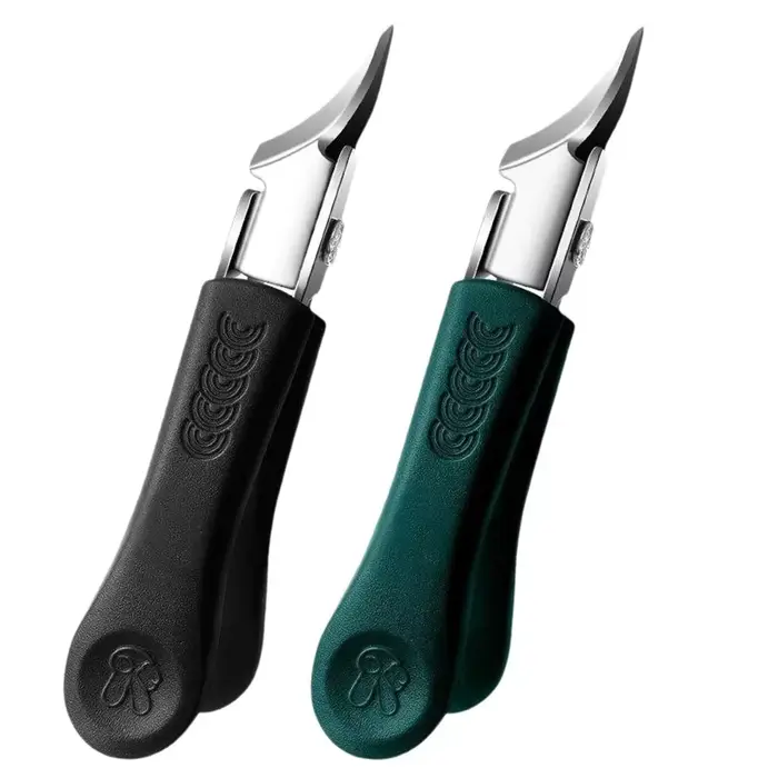 Les coupe-ongles fins et effilés sont spécialement conçus pour les ongles épais. Ils