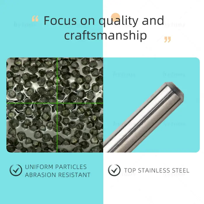 HYTOOS – foret diamant cône inversé de 4mm, dissolvant de cuticules et de peaux mortes russes, outil