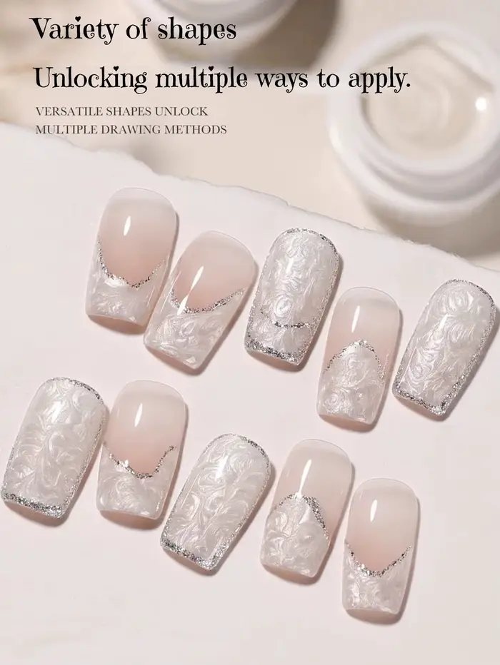 MIANEL 12ml 1-12 pièces ongles d'automne Aurora fil de perle Gel vernis