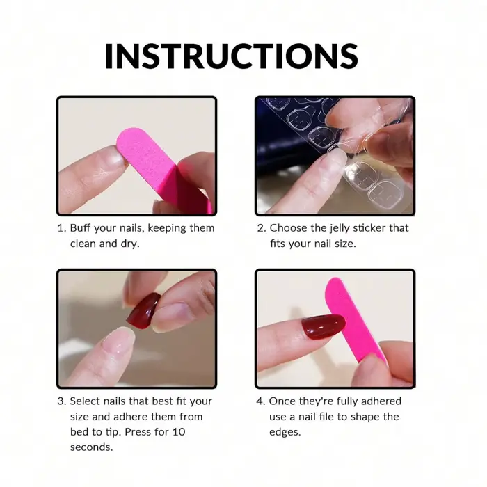 Nail art circulaire court pressé à la main, beaux faux ongles, nœud rose doux et frais, adapté aux f