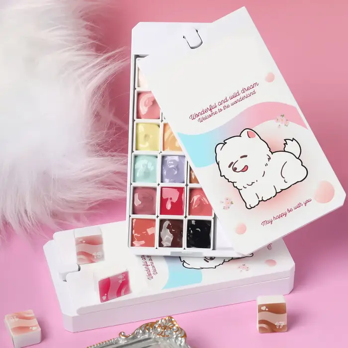 Palette de gel pour ongles