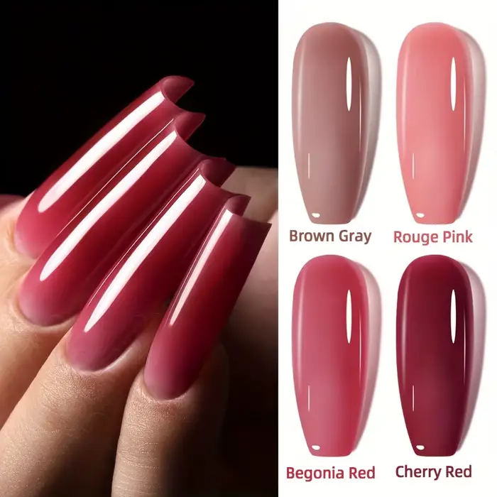 Gel à ongles en acrylique pour Extension, 30g, Blush rose, doux et dur, Semi-Permanent, UV, manucure, Nail Art