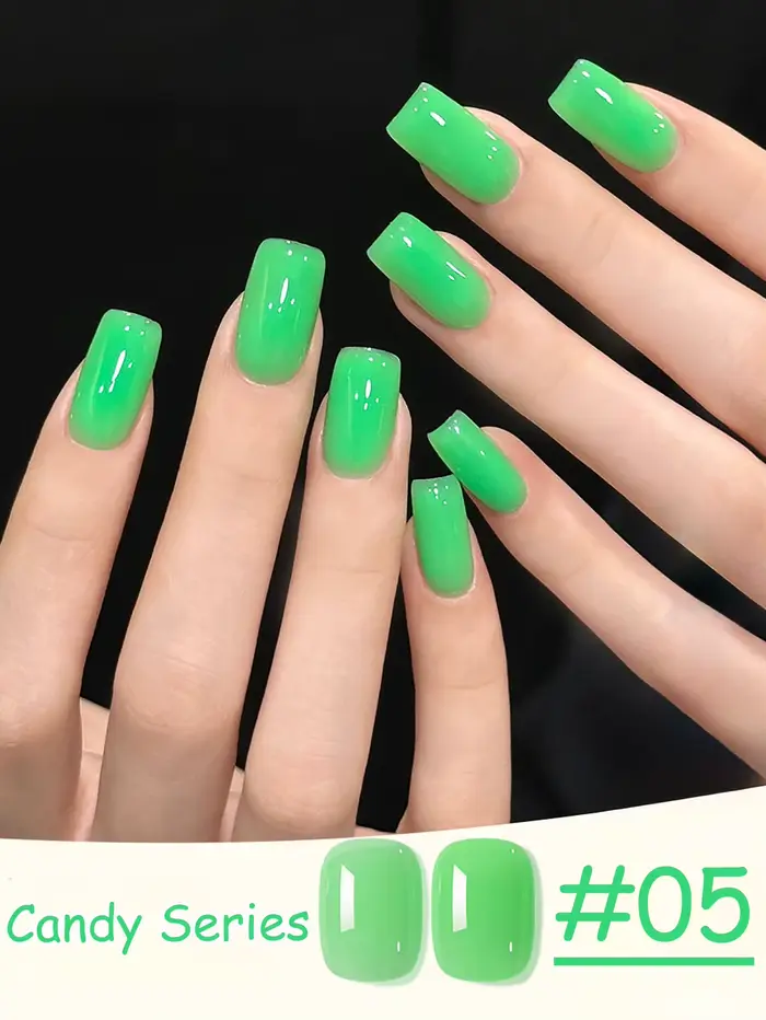 1-8PCS WS Vernis à ongles gel printemps-été rose bleu vert 2026 Dopamine Ice Transparent Nail Art Fournitures