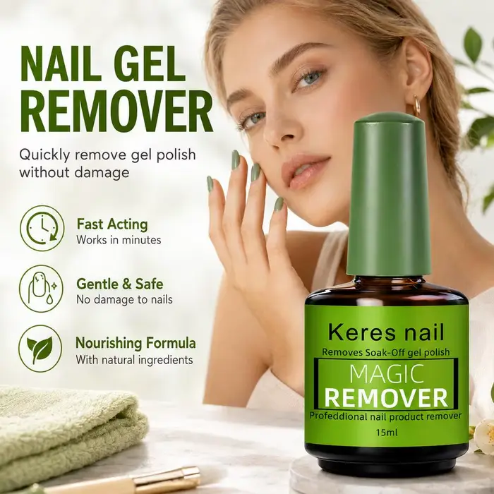 Dissolvant de vernis à ongles en gel rapide 15ml Magic Fast