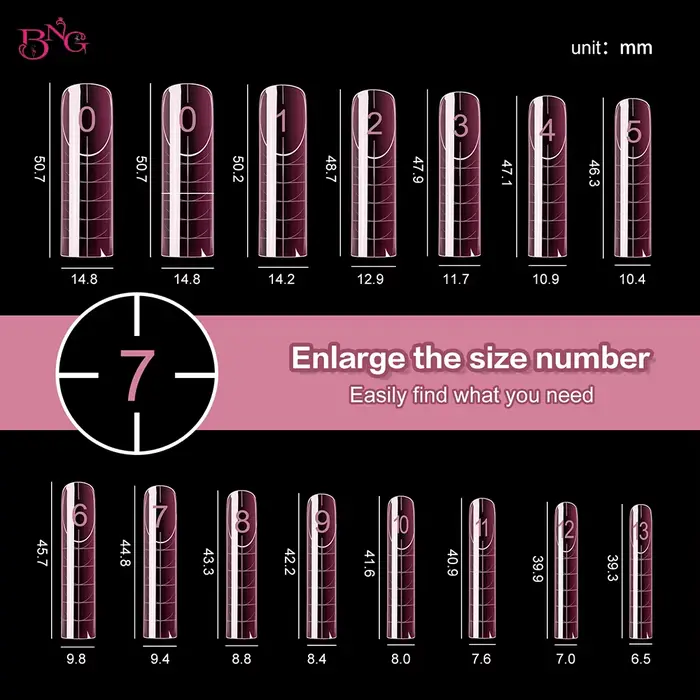 BNG français ongles double formes carré amande Extension d'ongle moules rose moule de construction rapide pour manucure française 120/140 pièces