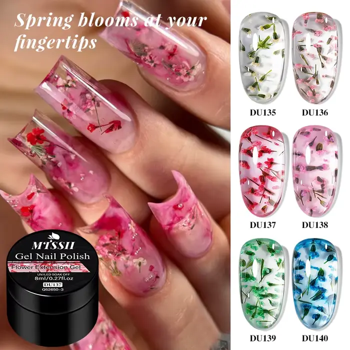 Gel UV durcissant rapide pour extension d'ongles
