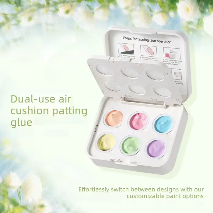 Vernis à ongles gel multi-fonctions 6 couleurs effet coussin Pat Pat