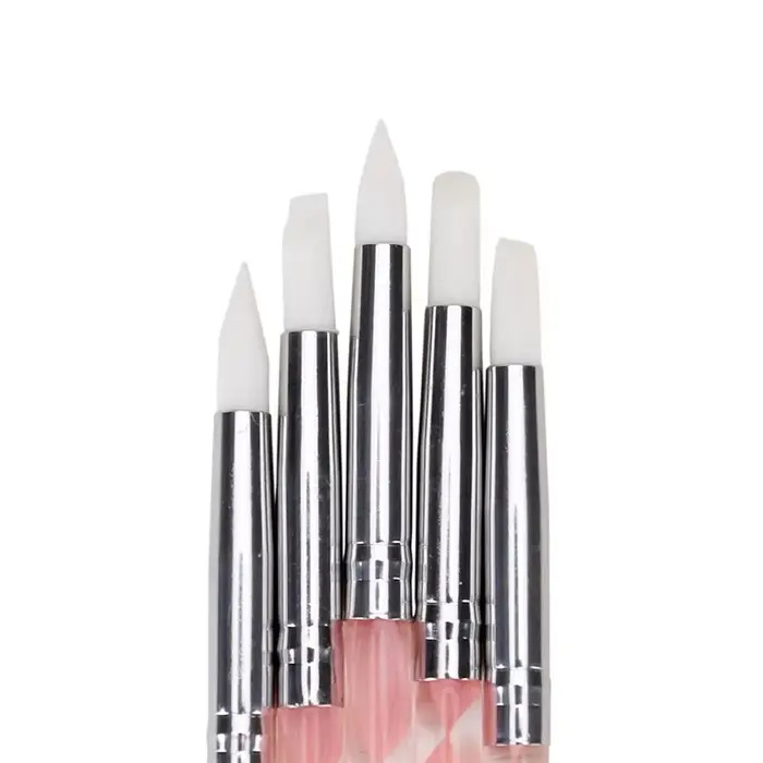 5 pieces of nail art special pointed flower nail polish pens