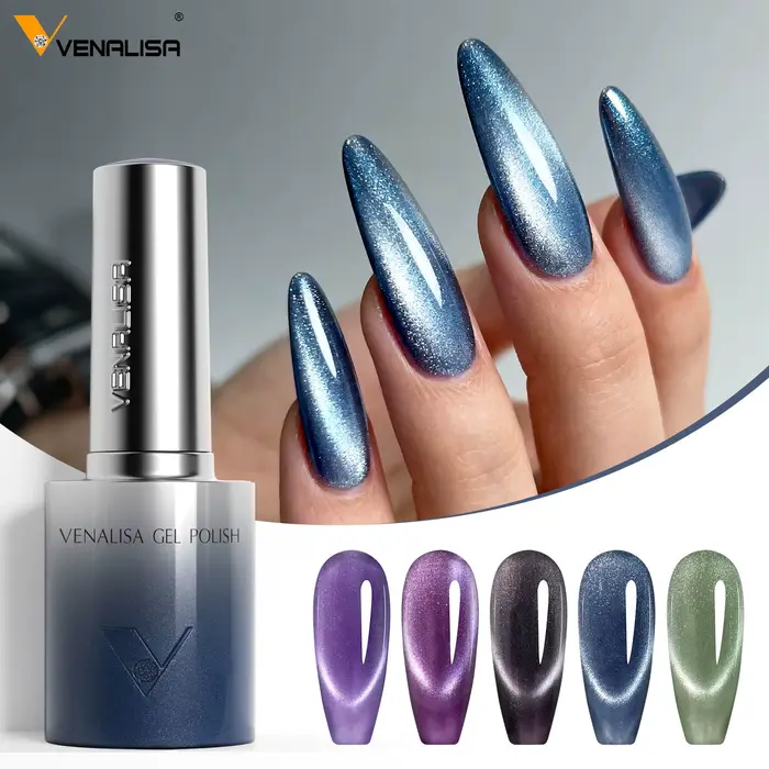 Venalisa TPO gratuit Hema gratuit 10ml ongles d'hiver café chaud oeil de chat vernis à ongles Gel ai