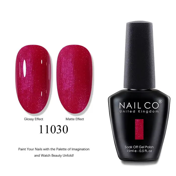 NAILCO 15ml café ongles Art rouge marron couleur Gel vernis à ongles Semi-permanent UV Gel vernis ma
