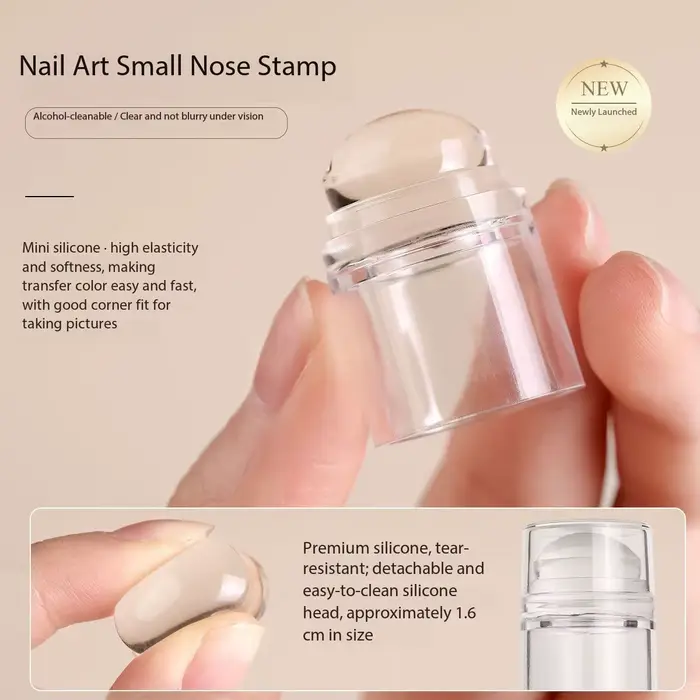 Kit d'outils de transfert imprimé effaçable en silicone Ga pour salon de manucure