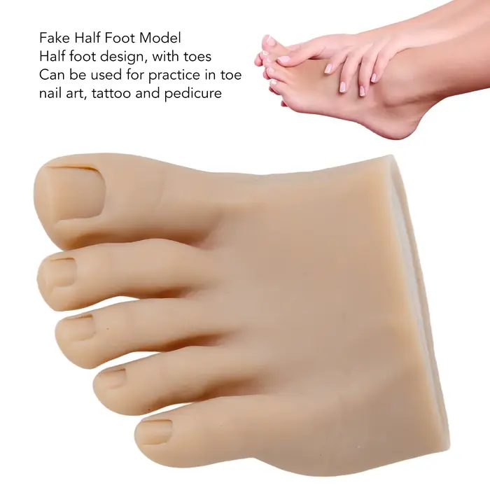 Modèle de pied d'art d'ongle