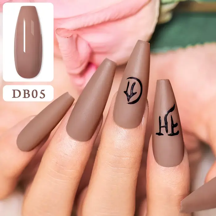 Kits de vernis à ongles Gel de couleur unie