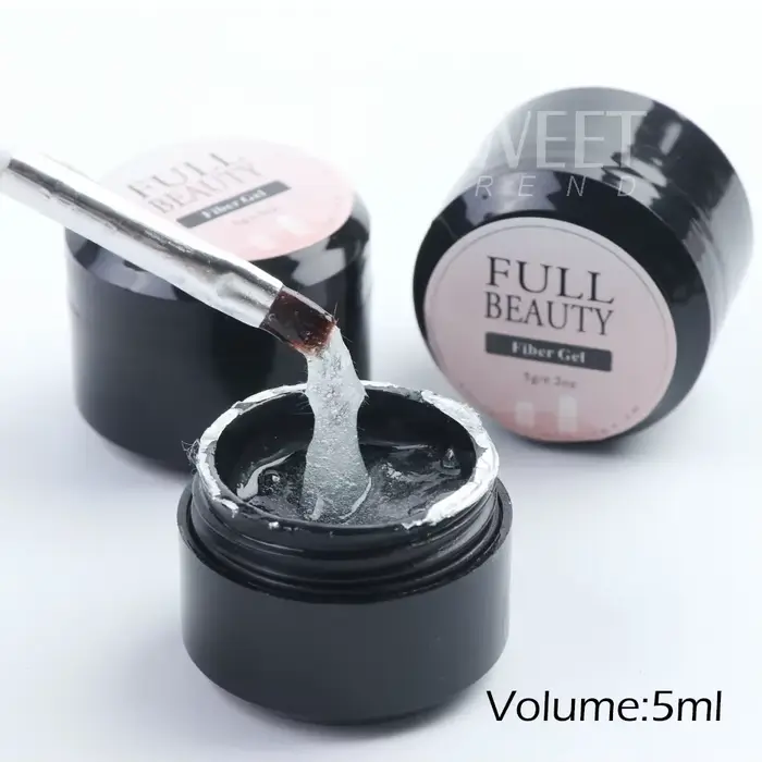 Gel pour ongles réparés en fibre de verre