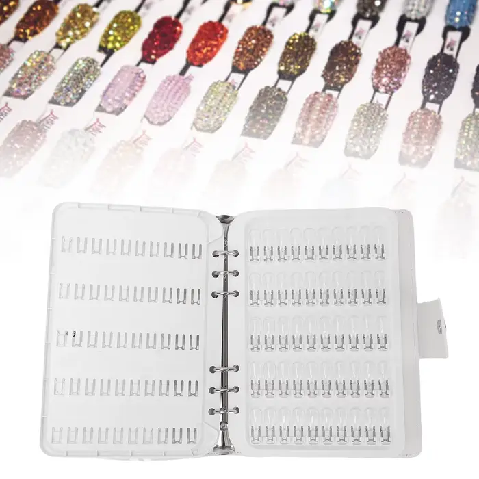 Livre d'échantillons de couleurs pour ongles