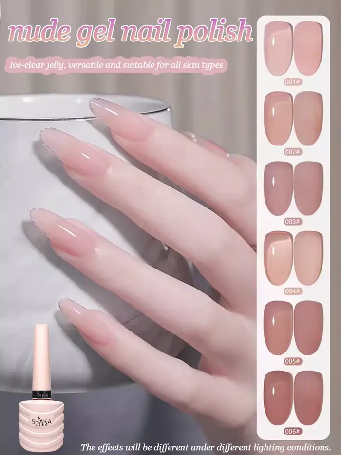 1-30 pièces PSK Vernis à ongles couleur rose nude
