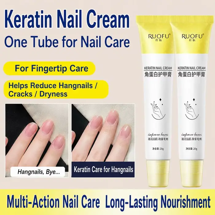 Crème à ongles à la kératine