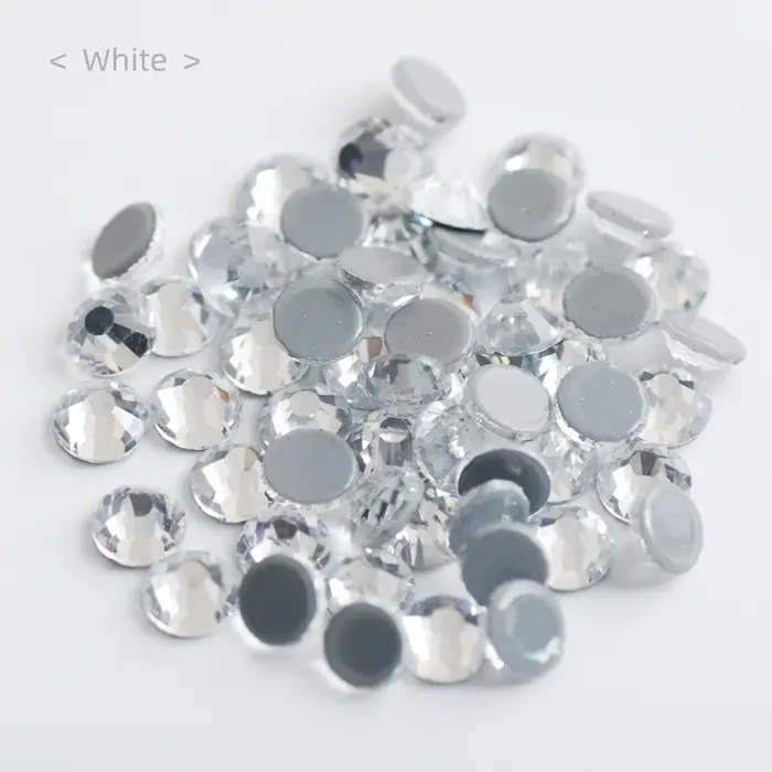 SS6 2.0mm AAAA Top qualité Multi couleur brillant verre Strass fer sur Hotfix Flatback Strass pour couture vêtements bricolage