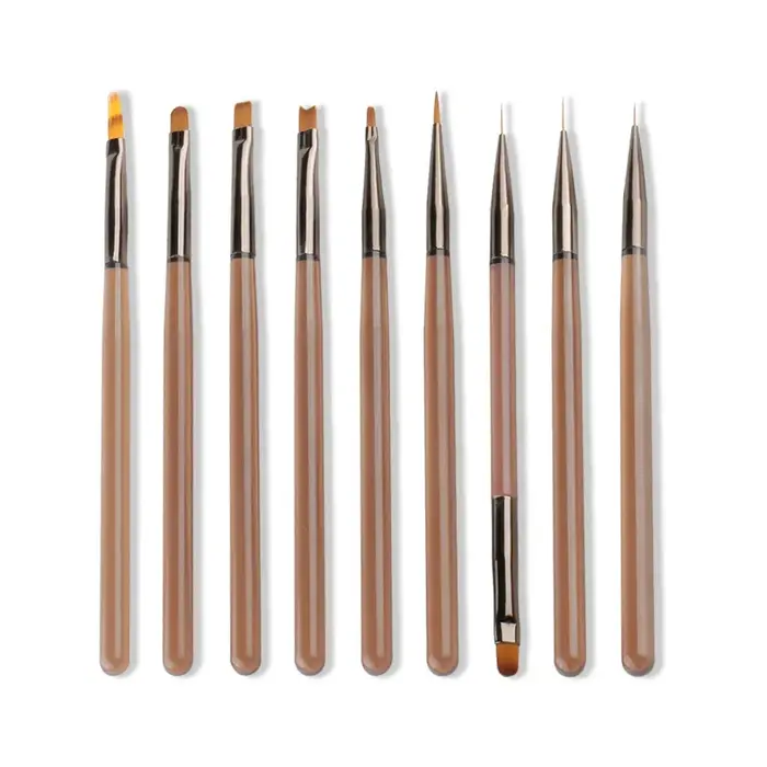 Ensemble de brosses à ongles de Style japonais