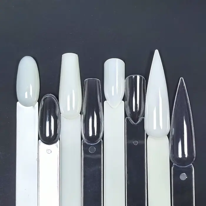 60/30 pièces faux ongles conseils Nail Art affichage acrylique ventilateur échantillon Gel vernis à 