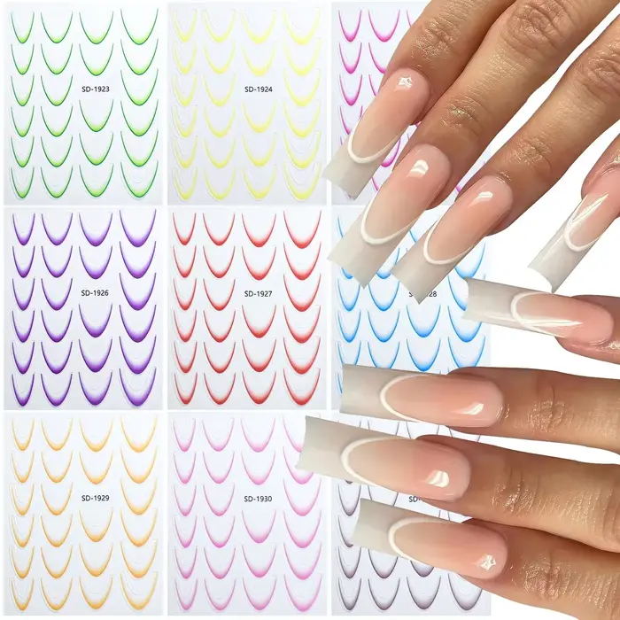 Autocollants de manucure pour Nail Art