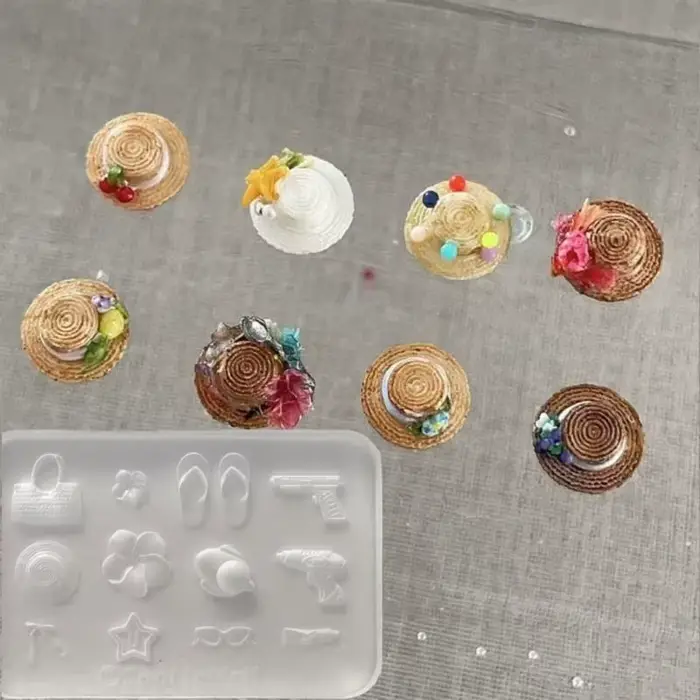 Modèle de manucure Transparent pratique pour bricolage 3D