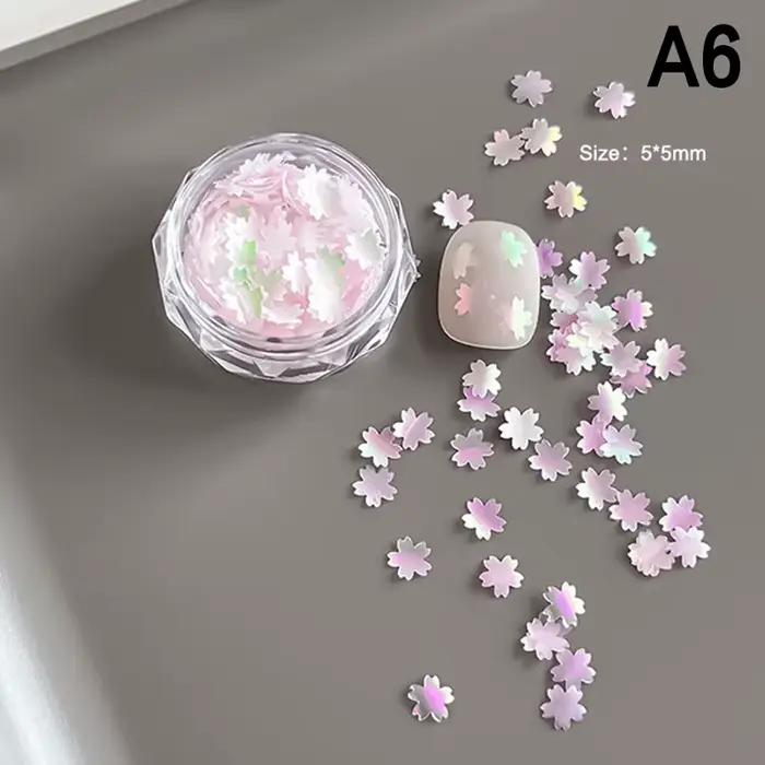 Paillettes de sirène irrégulières pour Nail Art, poudre fine scintillante, épaisse et fine, mixte, p