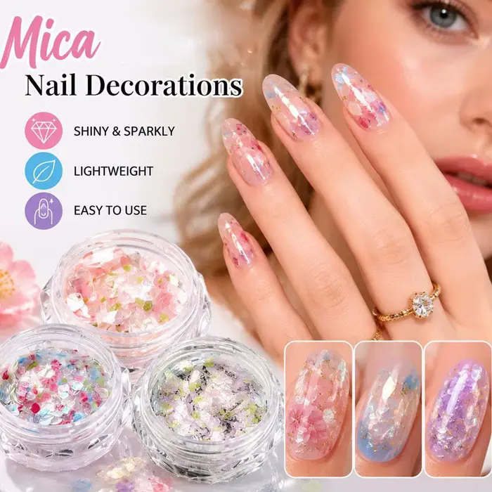 Paillettes Aurora Laser pour Nail Art