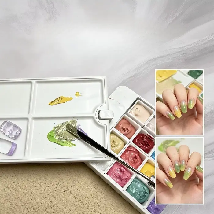 Vernis à ongles gel 24 couleurs pour peinture par tapotement