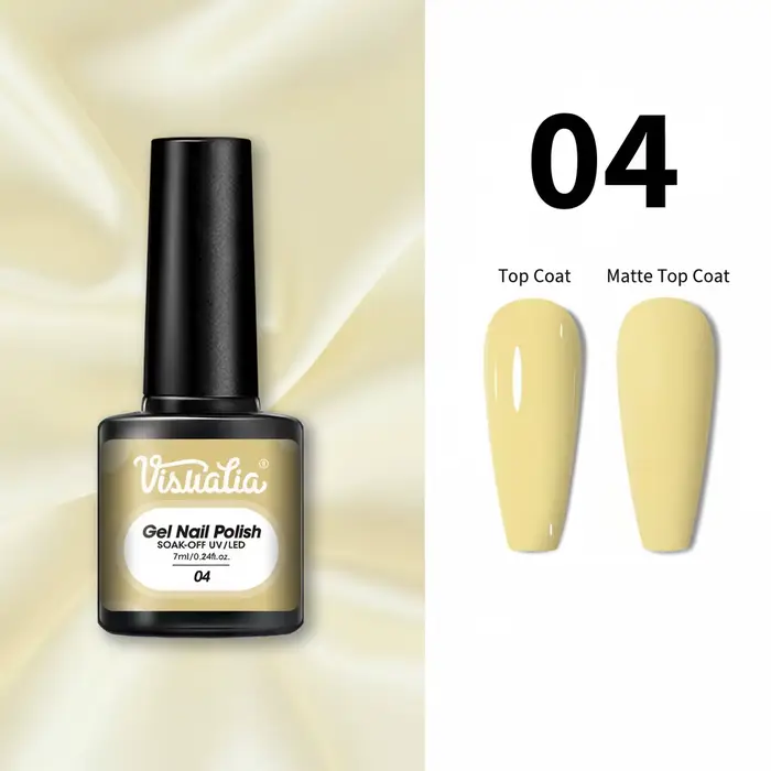 Vernis à ongles jaune citron, gel haute brillance, couleur intense, longue tenue sans décoloration,