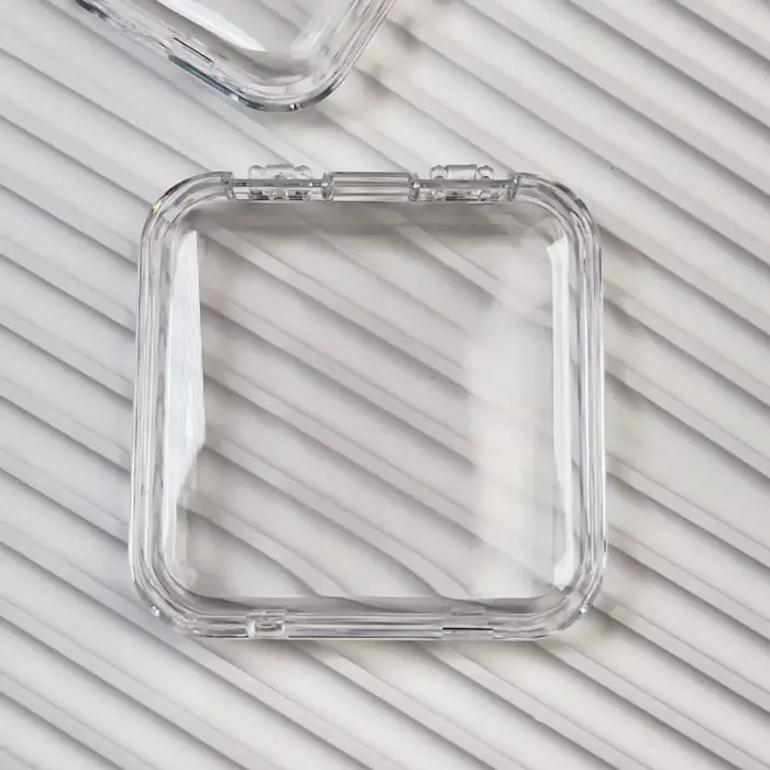Boîtes à ongles vides pour l'emballage, boîte de forme carrée, vente en gros de pointes d'ongles, étui d'emballage à pression pour petites entreprises, 10 pièces