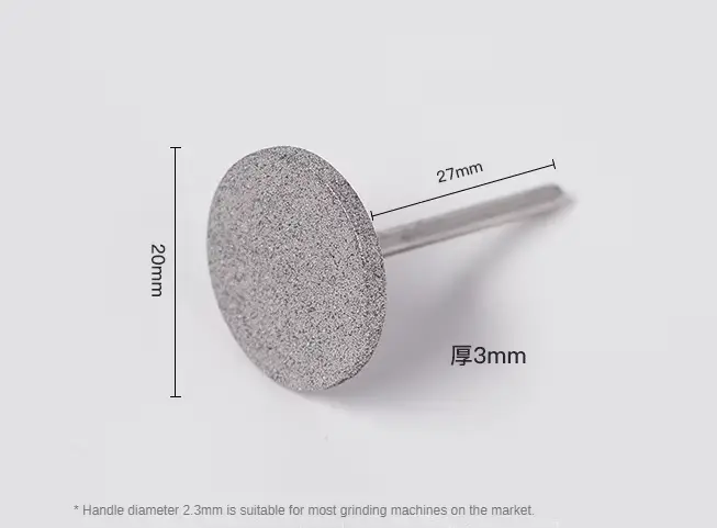 Forets métalliques en diamant pour ongles, foret à disque pour callosités de peau morte, lime à pied
