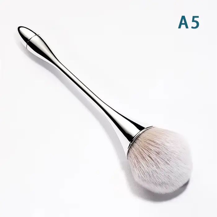 Brosse pour nettoyer la poussière des ongles, grande tête, pour Pollen, Blush, Salon de maquillage, 