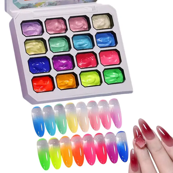 Nouveau vernis à ongles en gel 16 couleurs