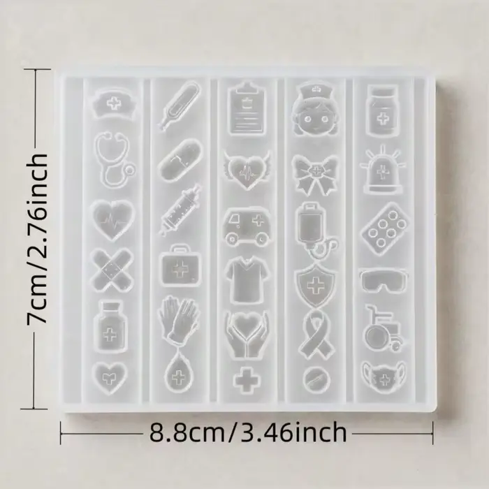 Moule en silicone pour accessoires d'ongles