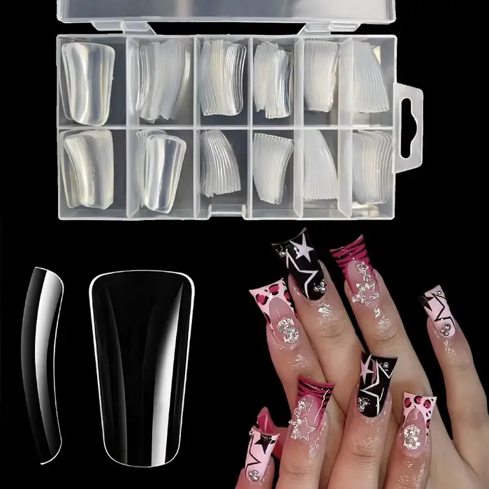 120 pièces de pointes d'ongles de canard de longueur moyenne