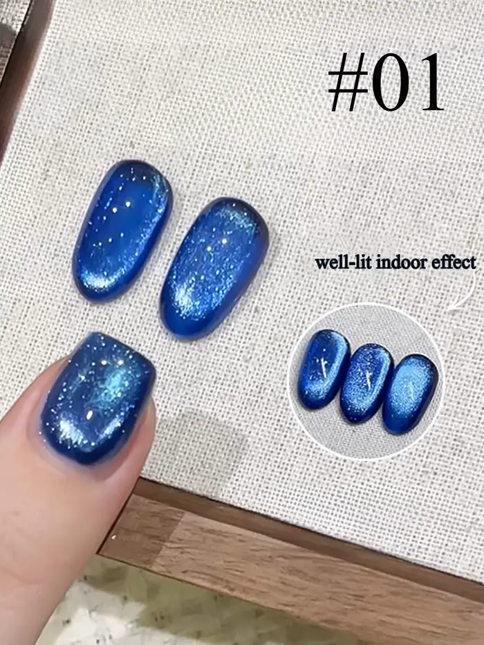 WS 10ML champ d'hiver ongles chat oeil Gel magnétique Satin Gel vernis 9 couleurs tremper paillettes photothérapie