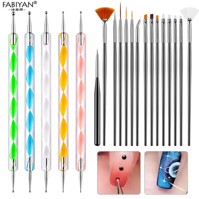 Kit de pinceaux pour nail art – Peinture