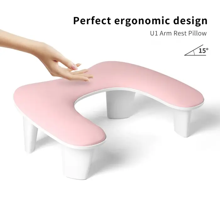 Coussin en cuir PU pour les mains et les ongles