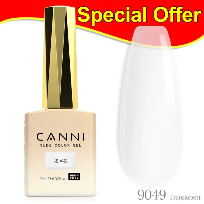 CANSettlement-Verhéritage à Ongles Gel sans HEMA, Gelée Translucide, Verhéritage Semi-Transparent, S