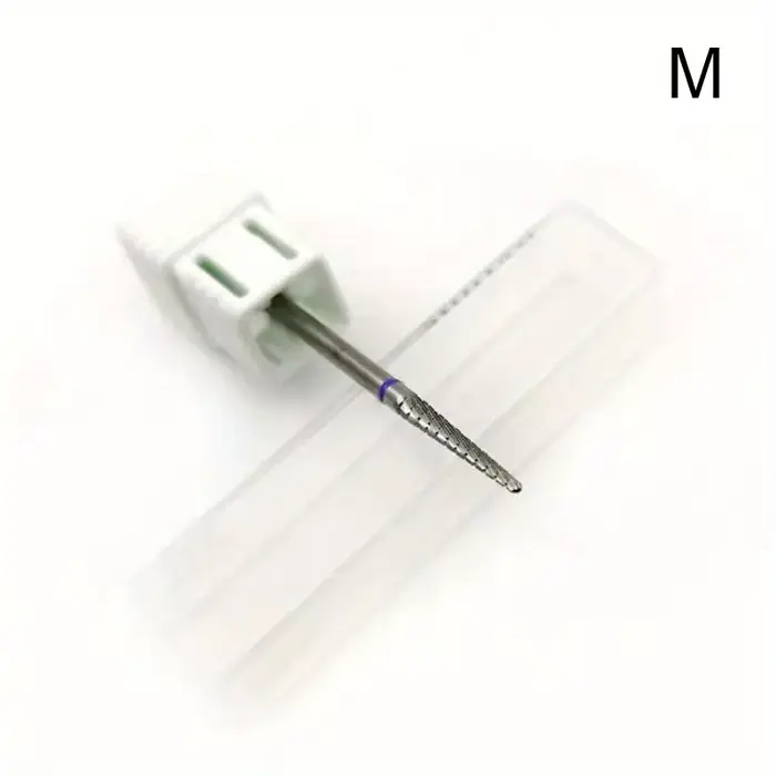 1/2 pièces carbure cuticule propre ongles peu cône ongles forets électrique meulage bavure manucure