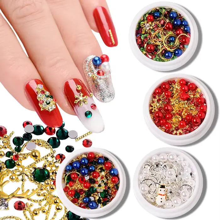 Breloques mixtes pour Nail Art de noël