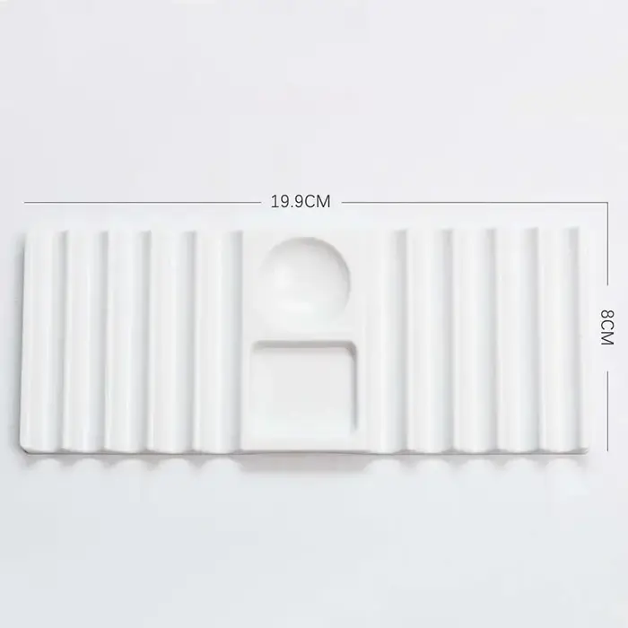 Palette de mélange et support pour nail art à double fonction, compact et léger, pour les artistes n