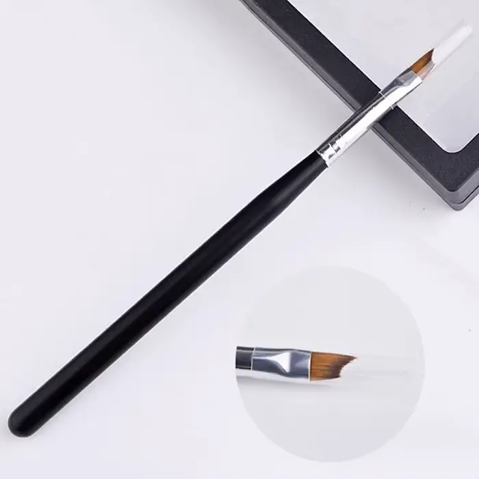 Pinceau de Manucure Française Noir Oblique